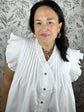 Salt Water Ruffle Blouse