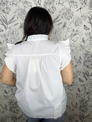 Salt Water Ruffle Blouse