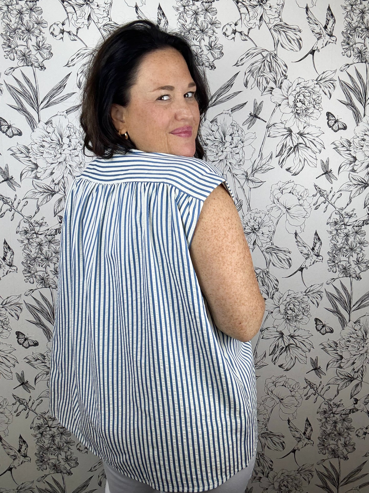 Low Tide Striped Blouse