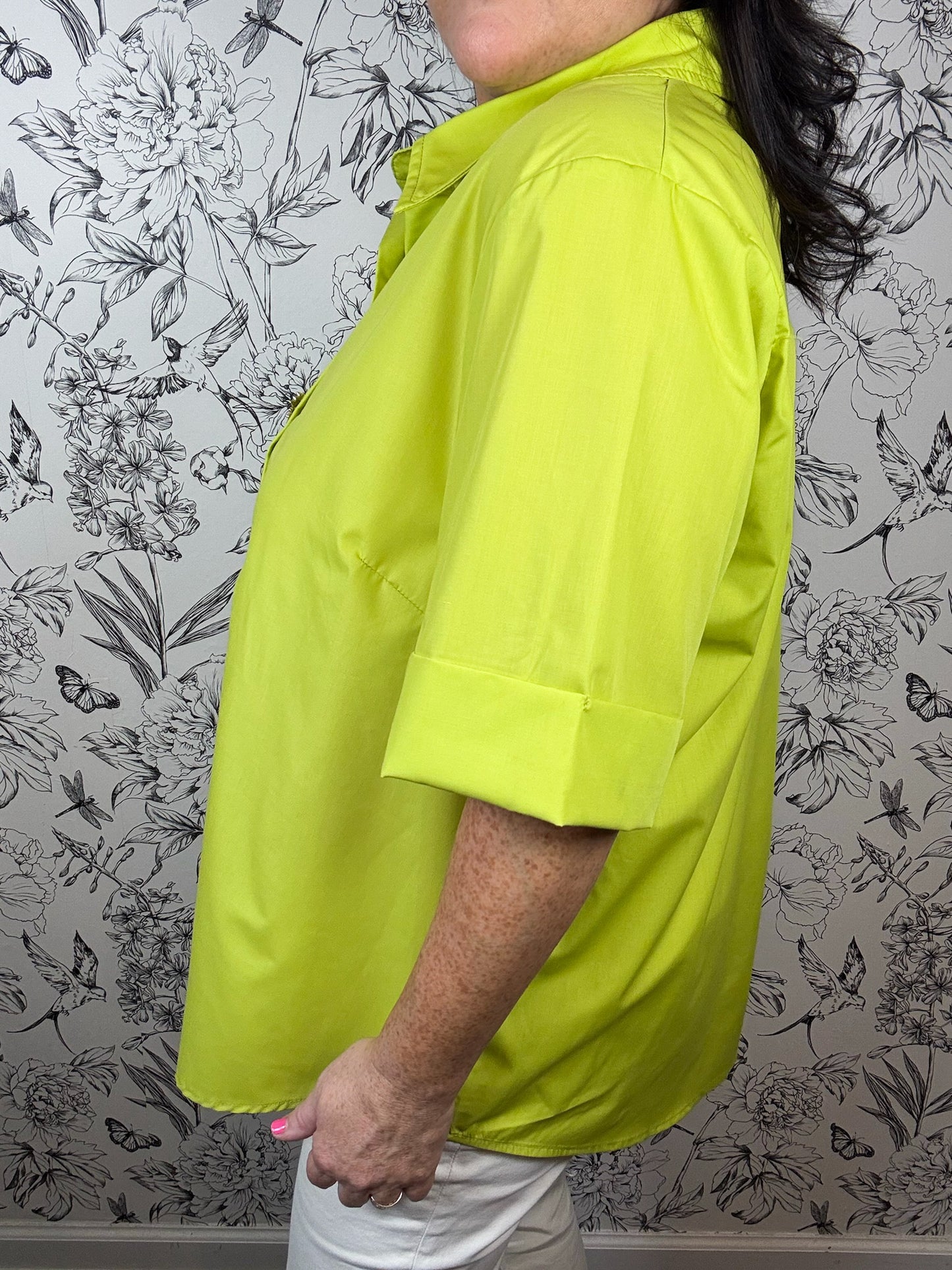 Citron Button Up | Curvy