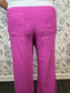 Topaz Linen Trouser | Magenta