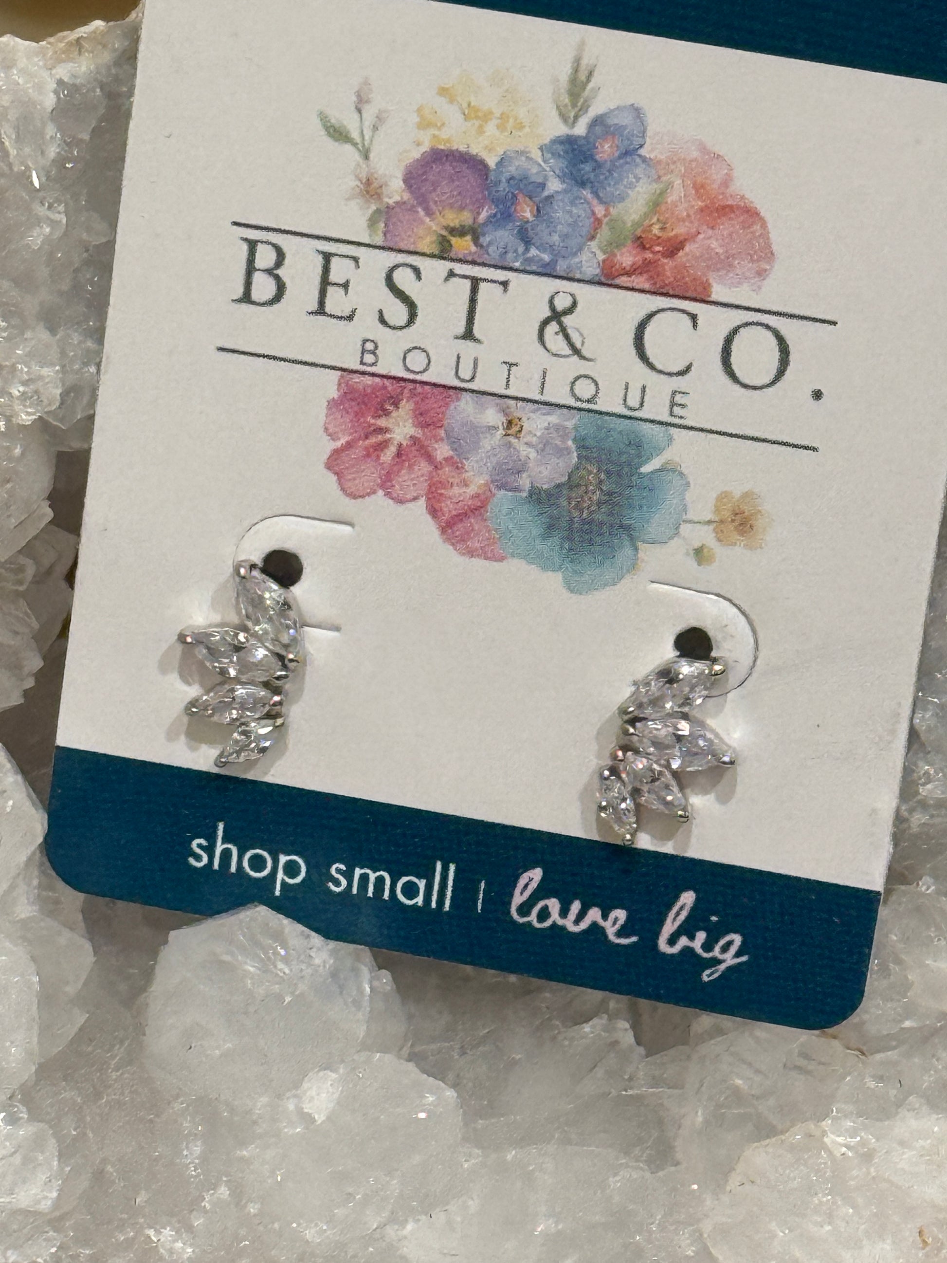 MARQUISE CUT EAR CLIMBER - Best & Co. Boutique