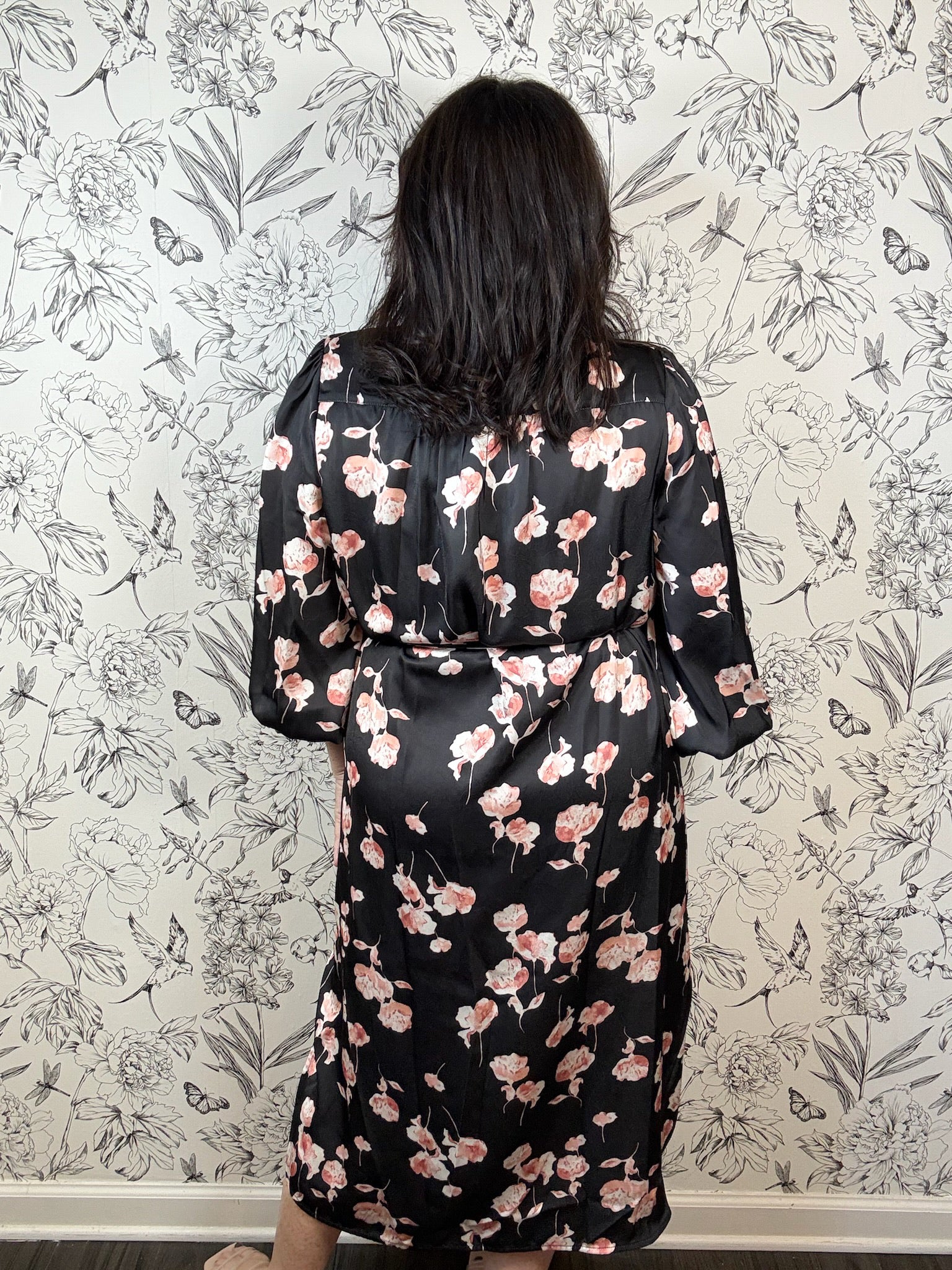 Onyx Bloom Dress - Best & Co. Boutique