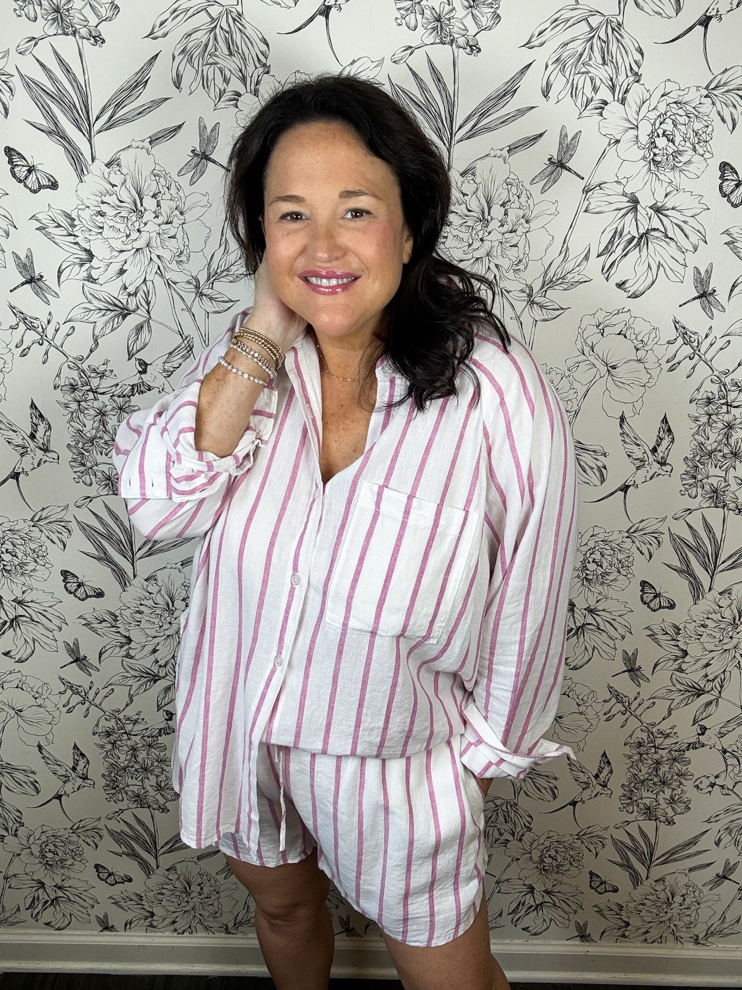 The Perfect Linen Top | Rose