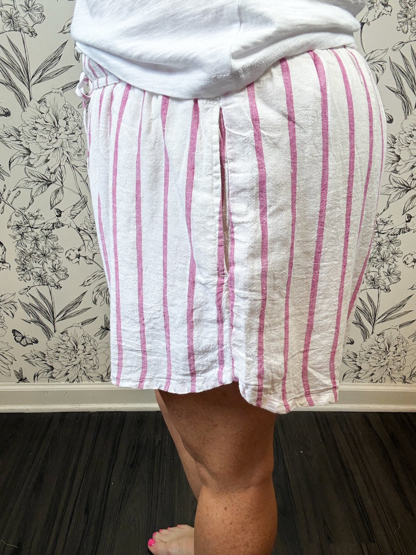 The Perfect Linen Short | Rose