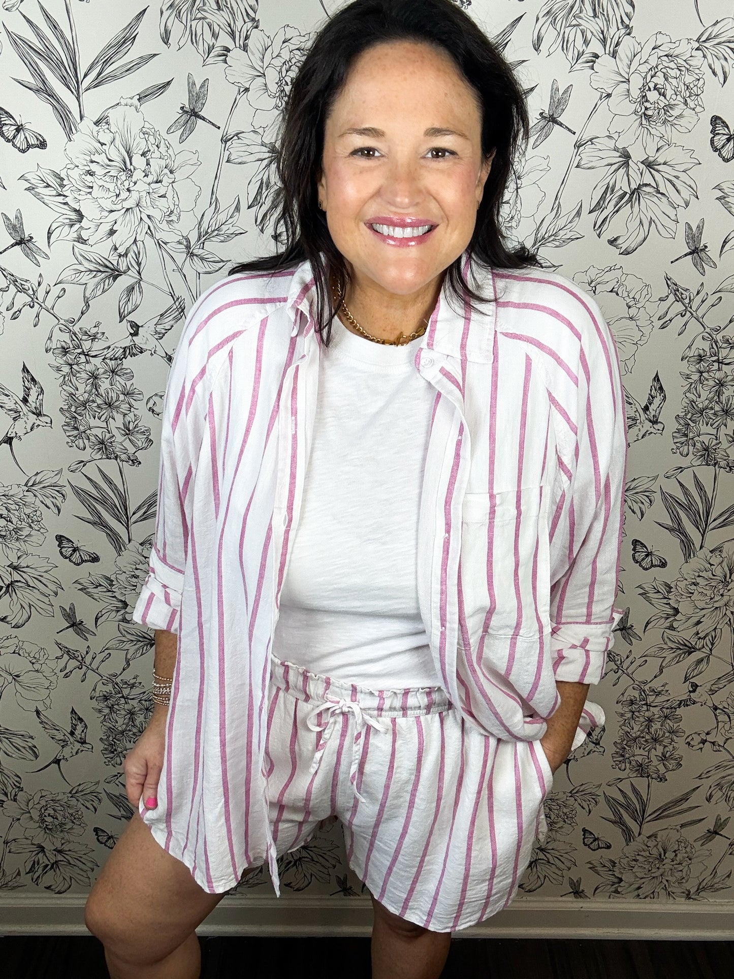 The Perfect Linen Top | Rose