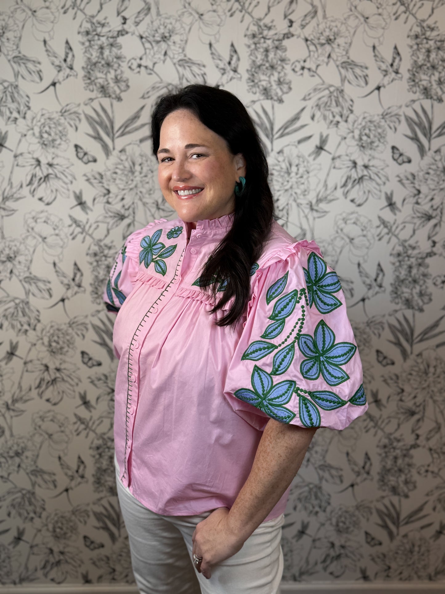 Hibiscus Bloom Top