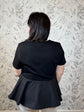 Classic Comfort Peplum Knit - Best & Co. Boutique