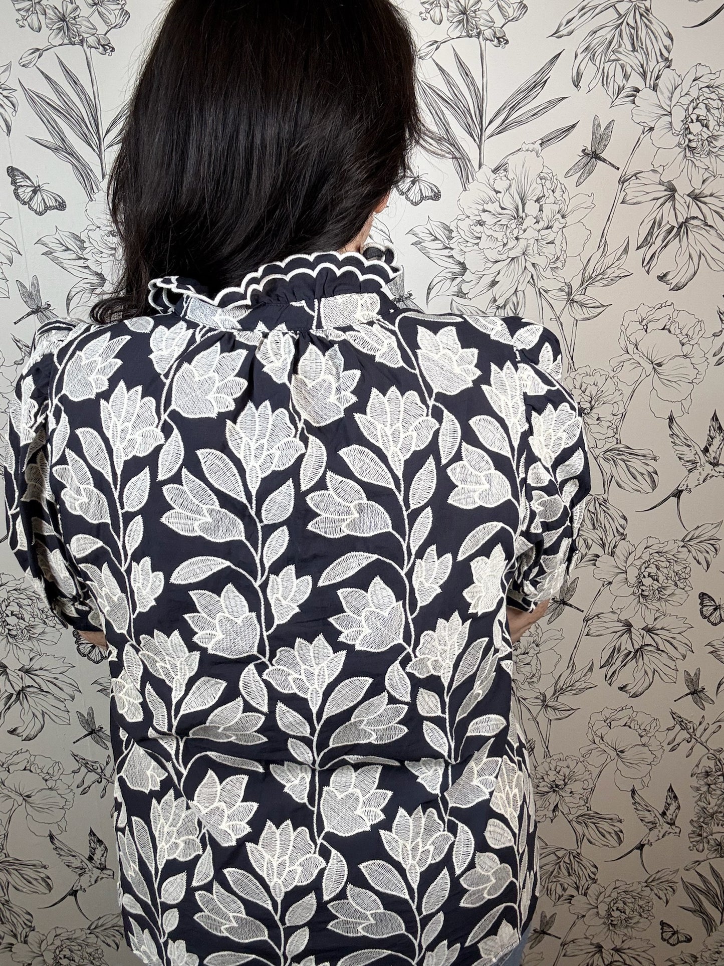 Pen & Ink Blouse - Best & Co. Boutique