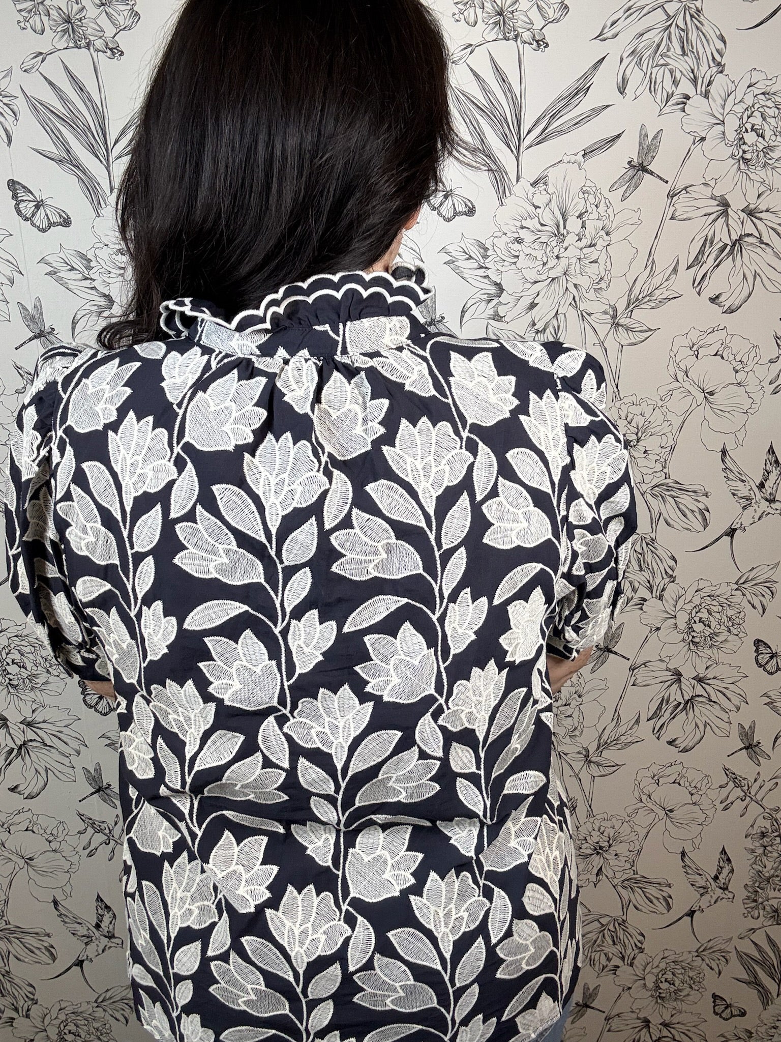 Pen & Ink Blouse - Best & Co. Boutique