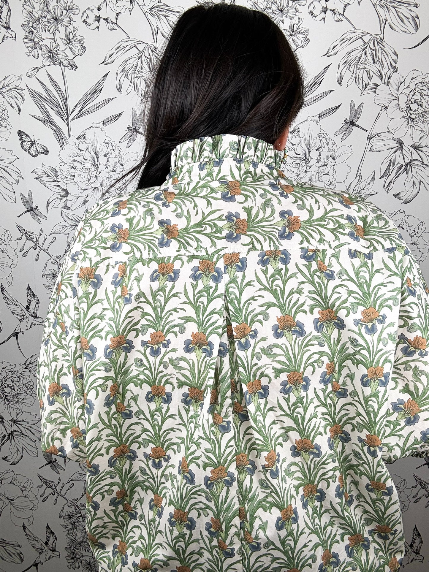 Garden Grace Ruffle Blouse