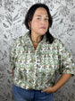 Garden Grace Ruffle Blouse