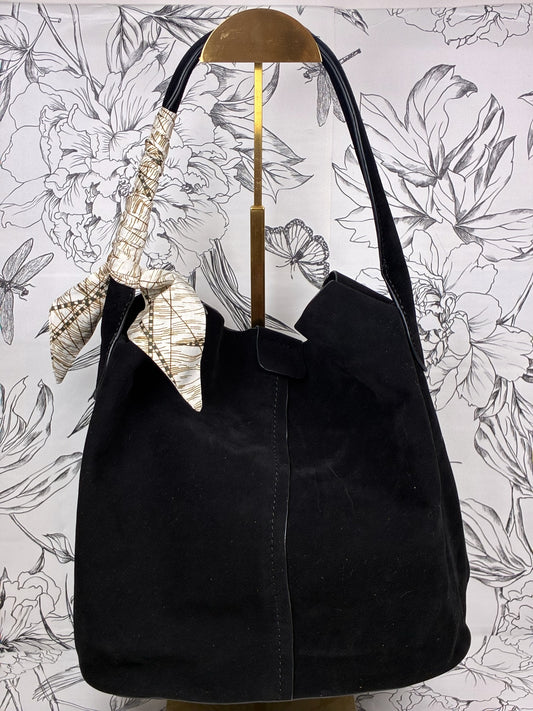 Suede Honey Hobo Black - Best & Co. Boutique