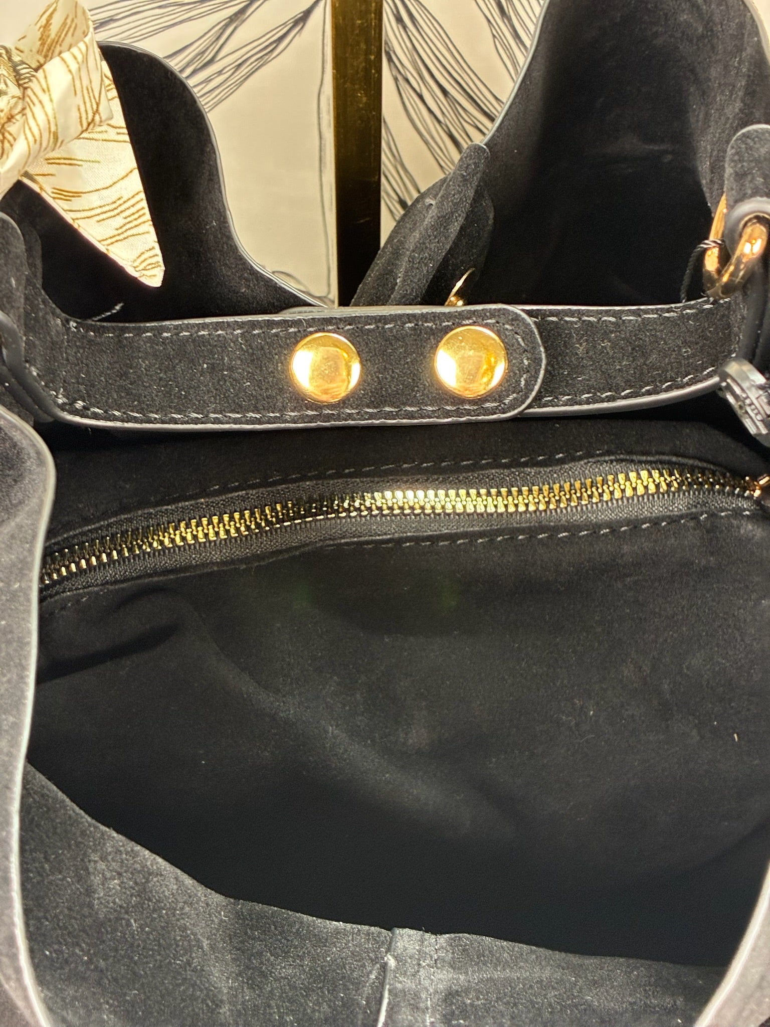 Suede Honey Hobo Black - Best & Co. Boutique