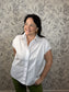 White Poplin Top