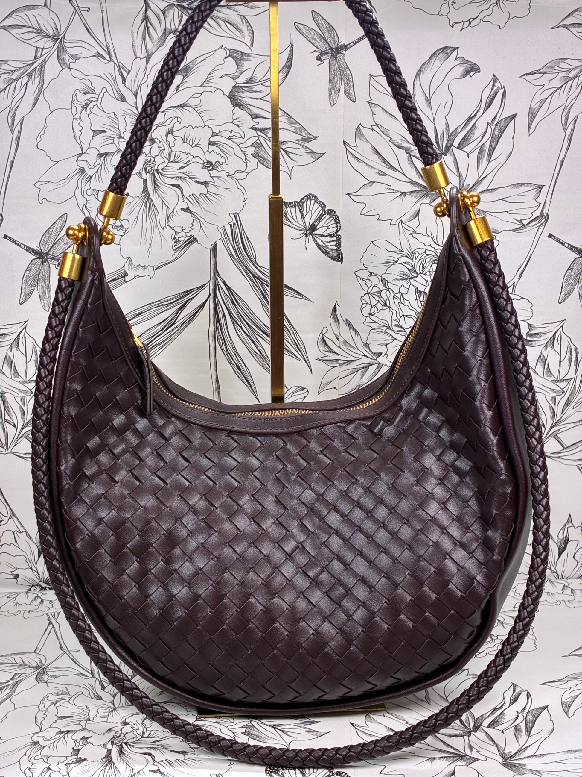 Cressida Woven Chocolate - Best & Co. Boutique