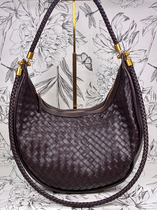 Cressida Woven Chocolate - Best & Co. Boutique