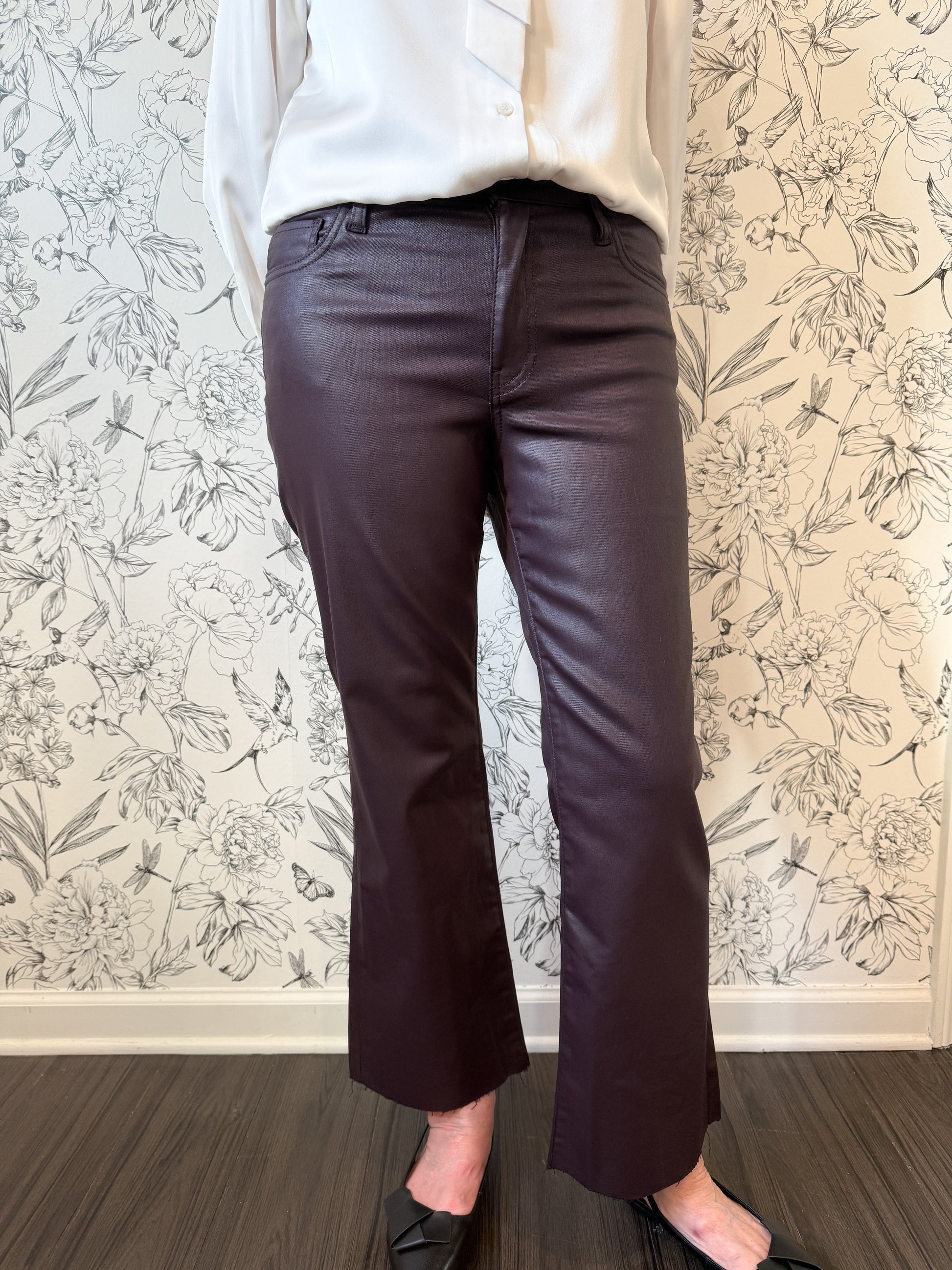 Kelsey Coated Sangria Jean - Best & Co. Boutique