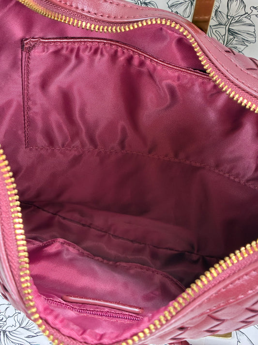 Cressida Woven Burgundy - Best & Co. Boutique