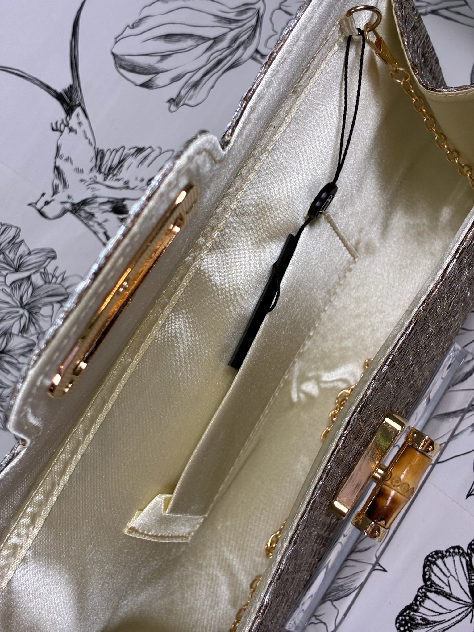 Gold Straw Evening Bag - Best & Co. Boutique