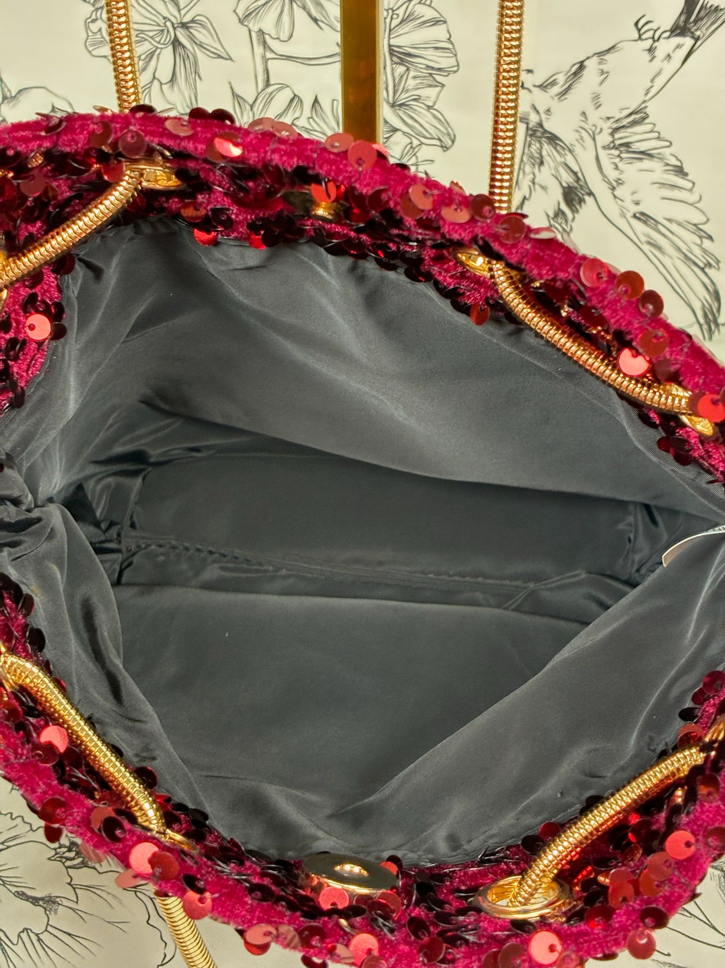 Seraphina Sequins in Ruby - Best & Co. Boutique