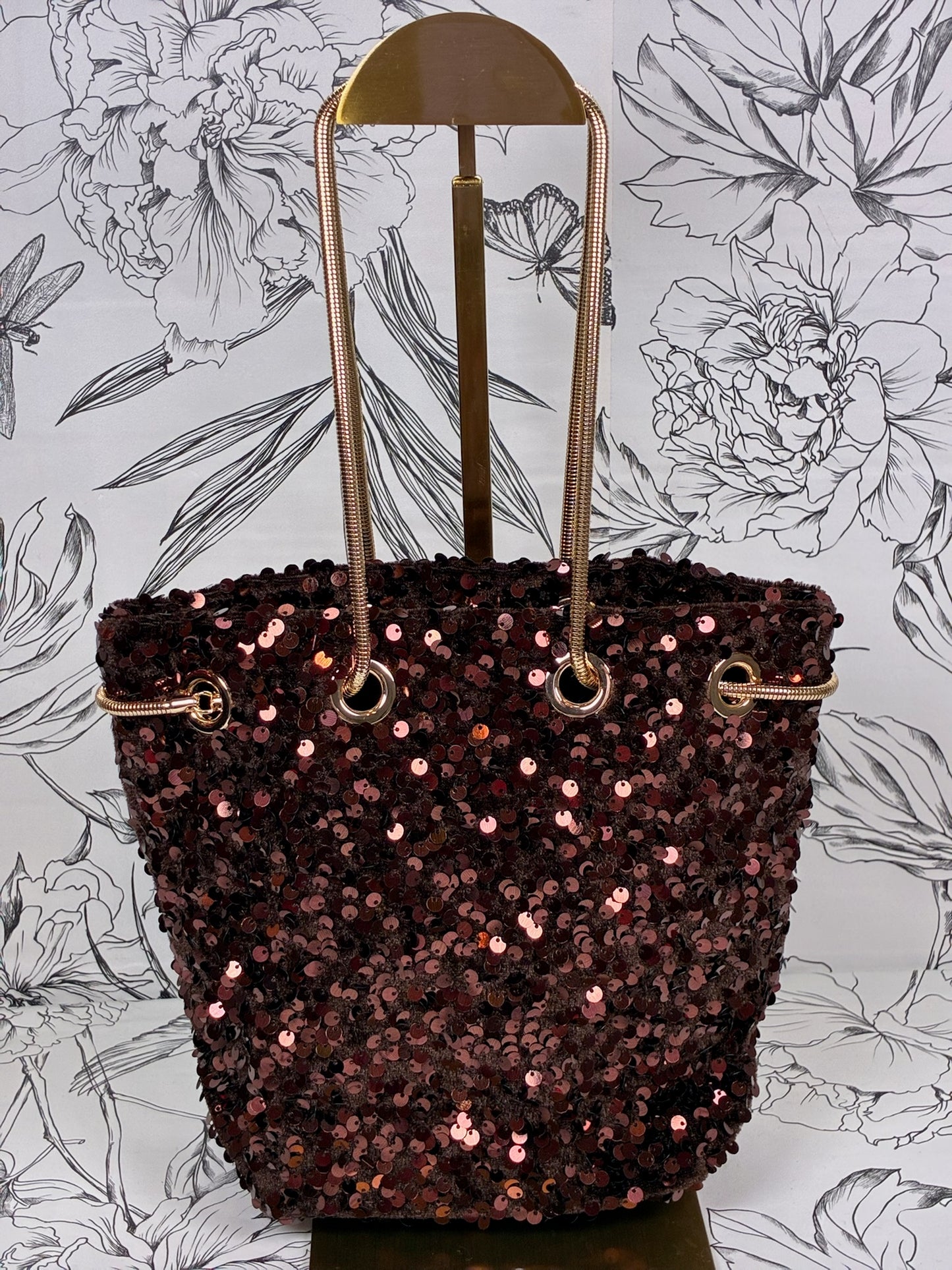 Seraphina Sequins in Brown - Best & Co. Boutique