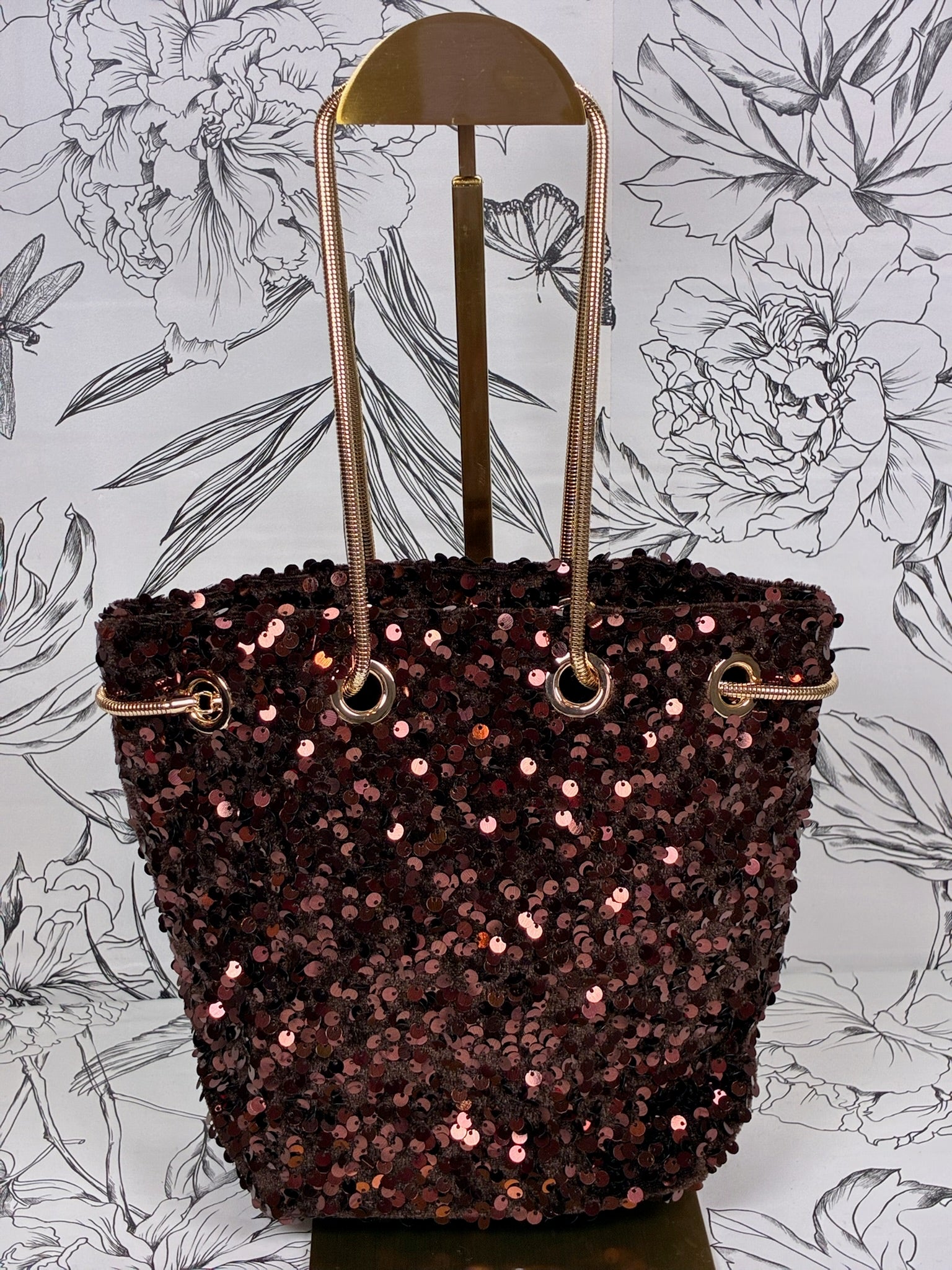 Seraphina Sequins in Brown - Best & Co. Boutique