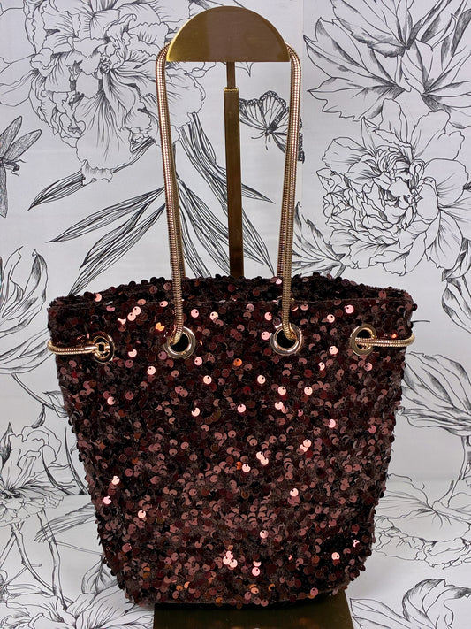 Seraphina Sequins in Brown - Best & Co. Boutique