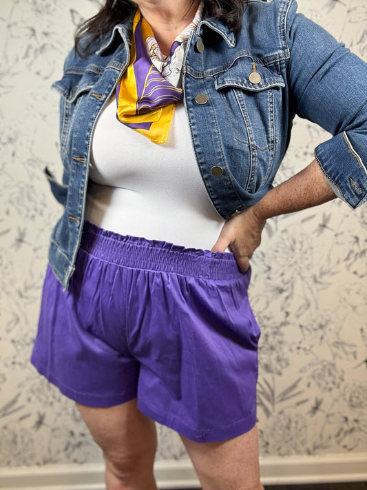 Purple Reign Shorts - Best & Co. Boutique