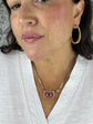 purple and gold game day jewelry