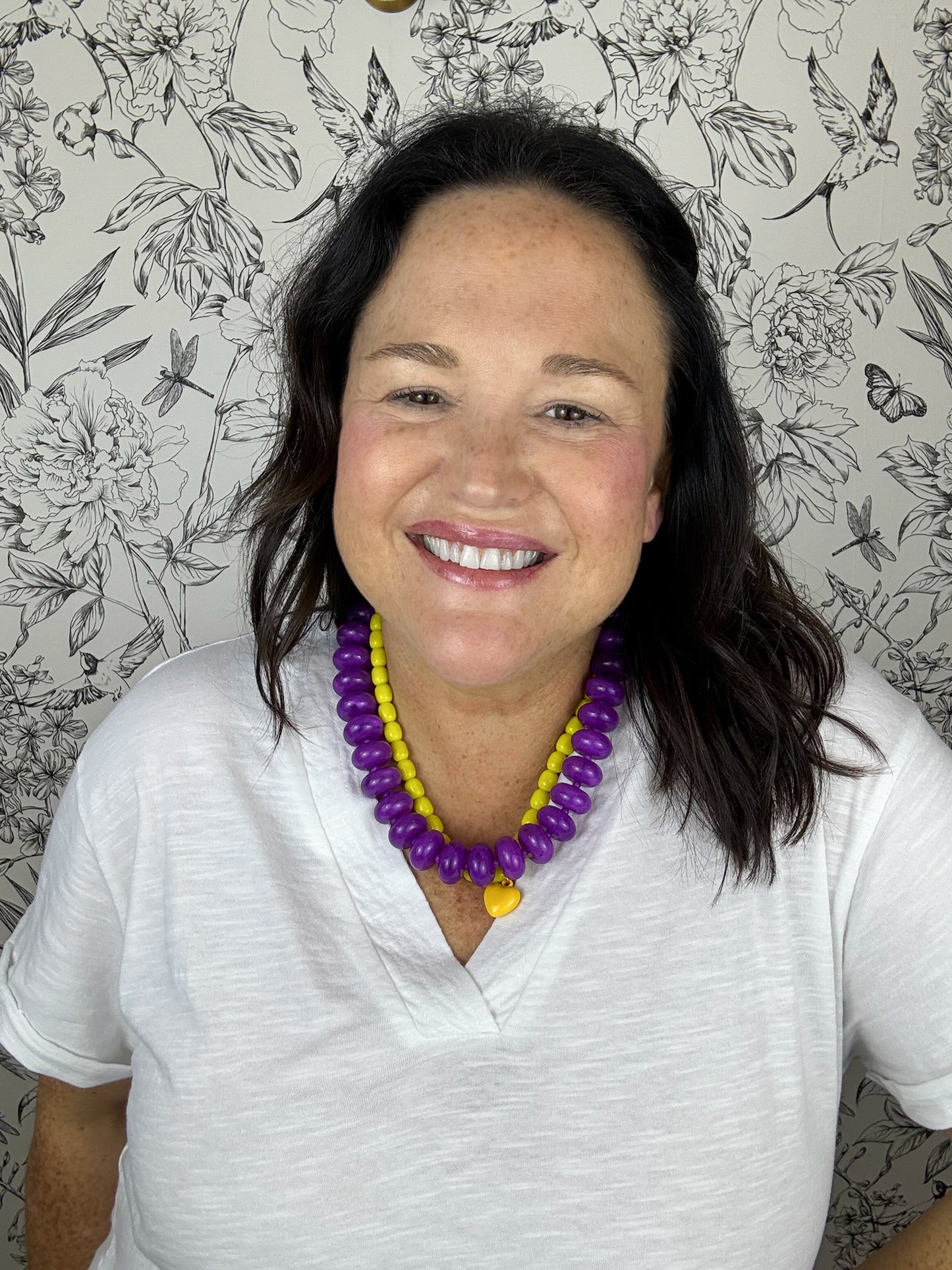 Bailey Chunky Necklace | Purple