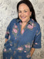 Wildflower Denim Dress - Best & Co. Boutique