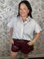 Autumn Edge Leather Shorts - Best & Co. Boutique