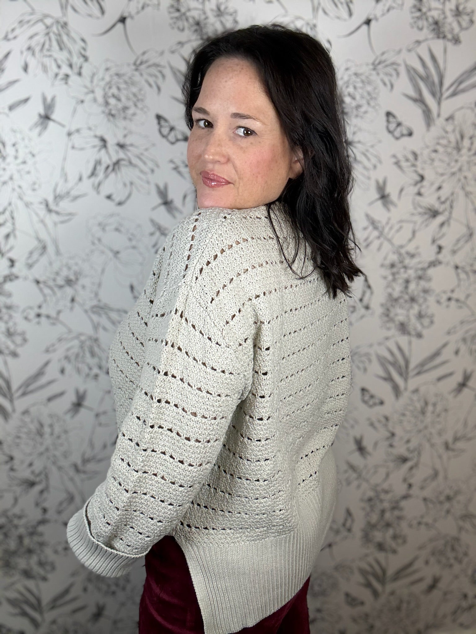 Jaden Crochet Sweater - Best & Co. Boutique