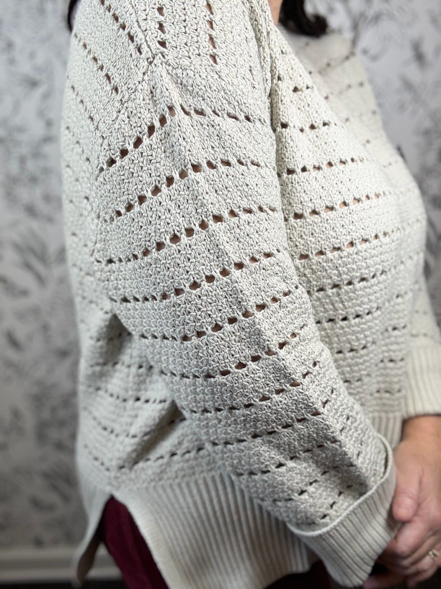 Jaden Crochet Sweater - Best & Co. Boutique