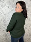 Hillary Olive Knit Blazer