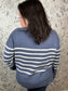 Geralyn Striped Crew Neck Sweater