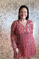 Sally Red Lurex Mini Dress - Best & Co. Boutique