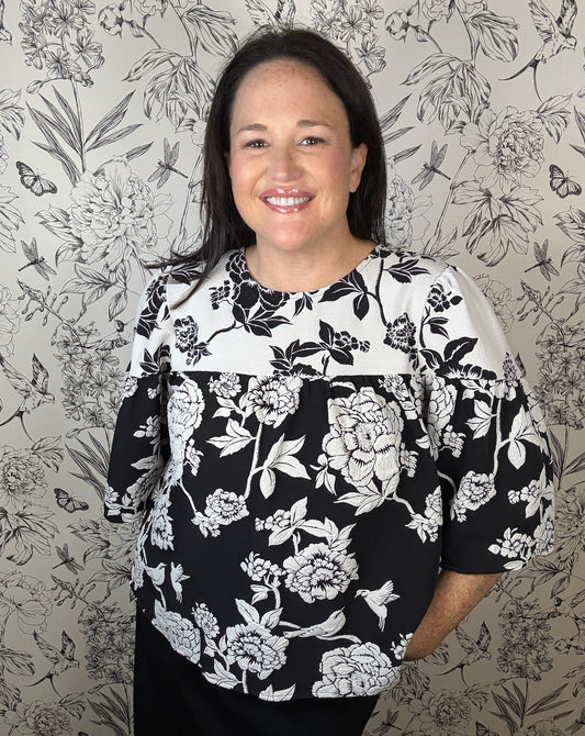 Black Dahlia Blouse - Best & Co. Boutique