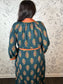 Harvest Block Belted Midi