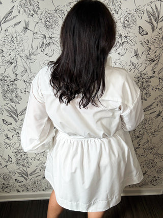 Off-Center Classic Mini Dress