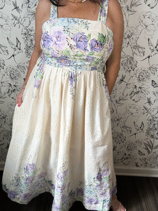 Lavender Lane Belted Midi