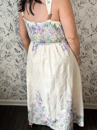 Lavender Lane Belted Midi
