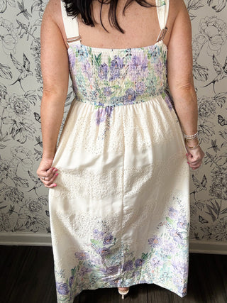 Lavender Lane Belted Midi