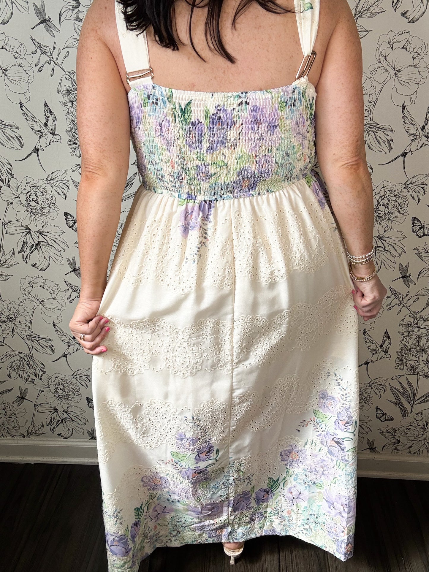 Lavender Lane Belted Midi