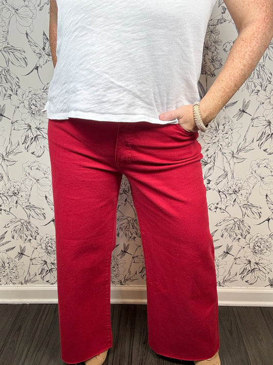 Meg Red High Rise - Best & Co. Boutique