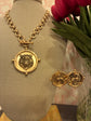 Tiger Head Coin Necklace