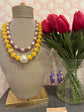 Purple Paw Print Hoops