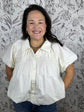 After Hours Pleated Blouse | Ecru