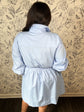Side Not Chambray Mini Dress